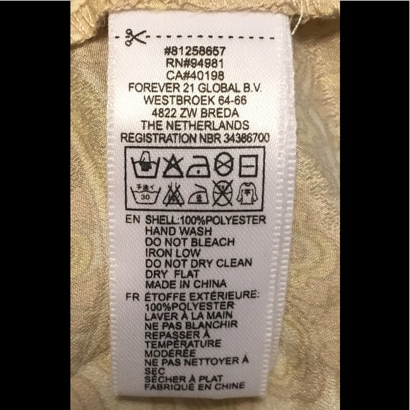 Forever 21 / Love21 Long Sleeve Blouse (Size: Medium) - Picture 7 of 9